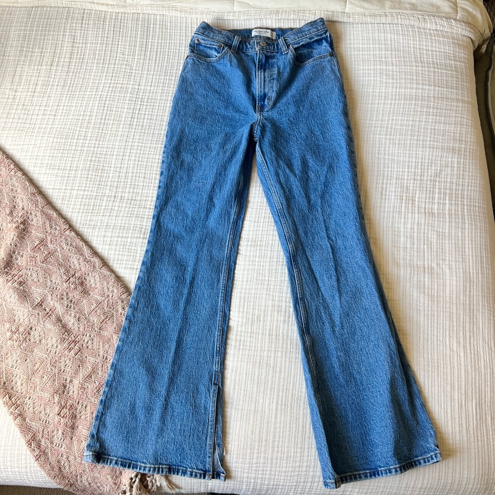 Abercrombie & Fitch Blue Flare Jeans